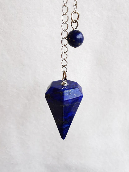Krystall og stein pendler Lapis lazuli nr. 1