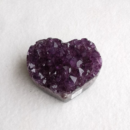 Amethyst krystallhjerte nr. 13 - Amethyst Crystal Heart