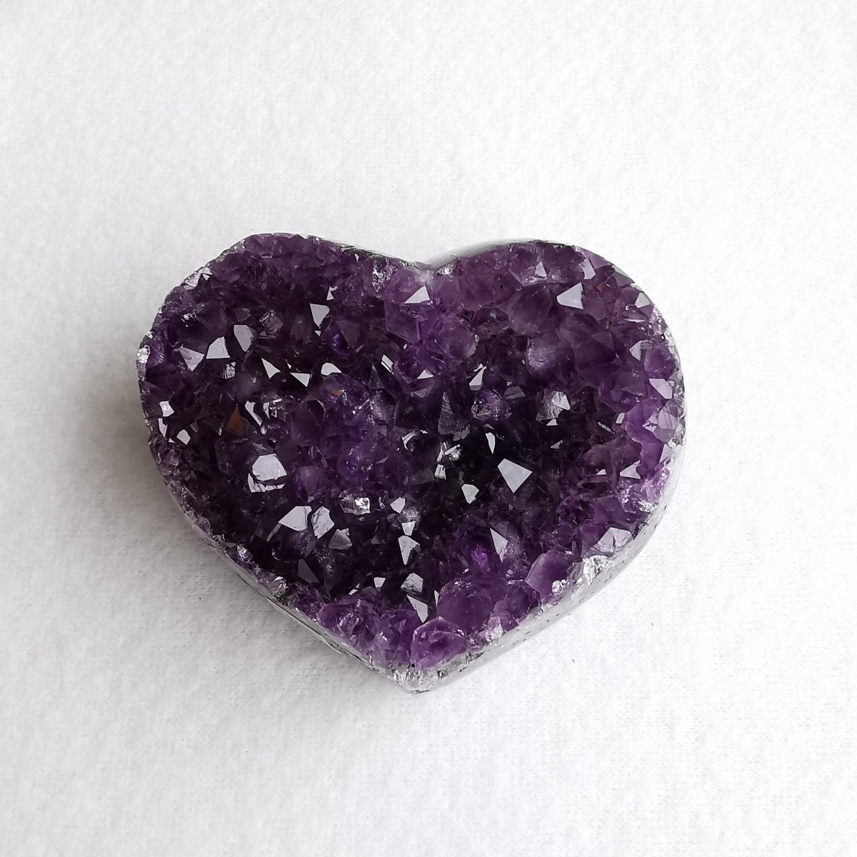 Amethyst krystallhjerte nr.1 - Amethyst Crystal Heart