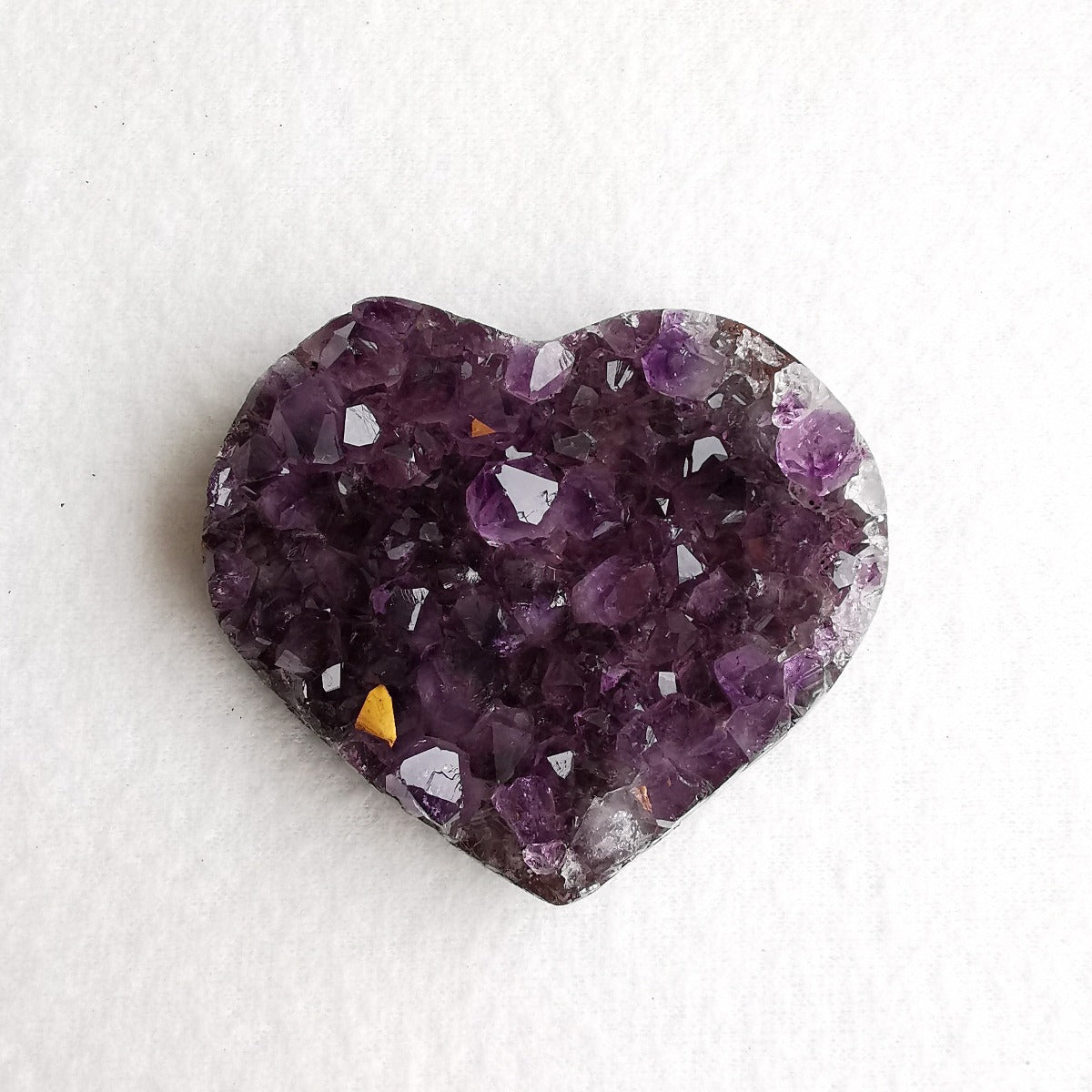 Amethyst krystallhjerte nr. 6 - Amethyst Crystal Heart