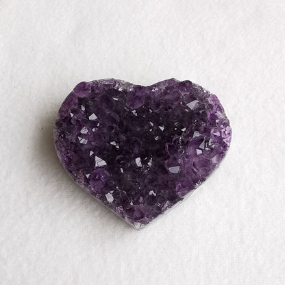 Amethyst krystallhjerte nr. 8 - Amethyst Crystal Heart