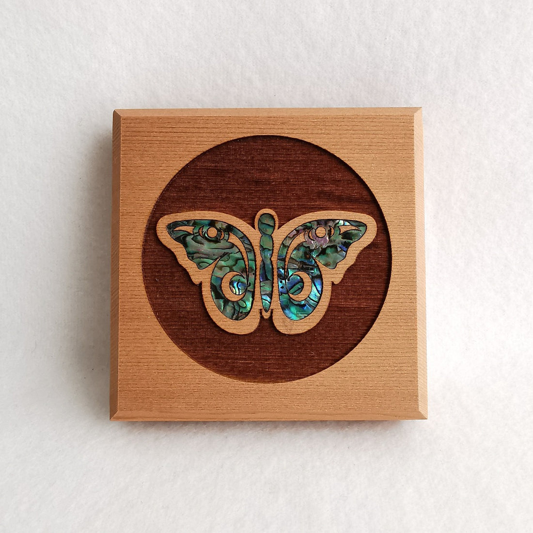 Native Design Bentwood Box Mini - Butterfly
