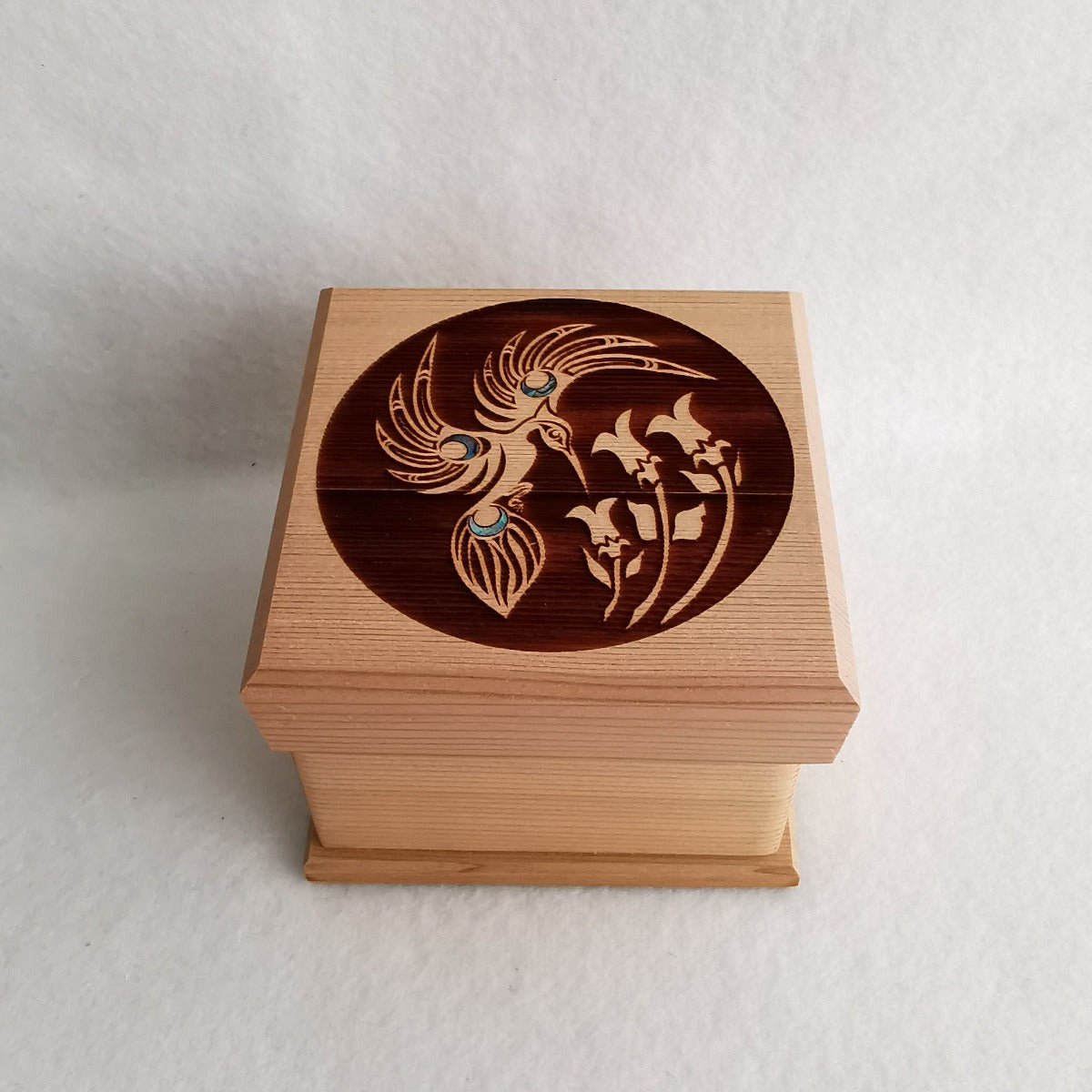 Native Design Bentwood Box Mini - Hummingbird