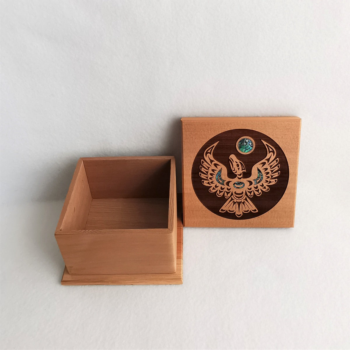 Native Design Bentwood Box - Thunderbird