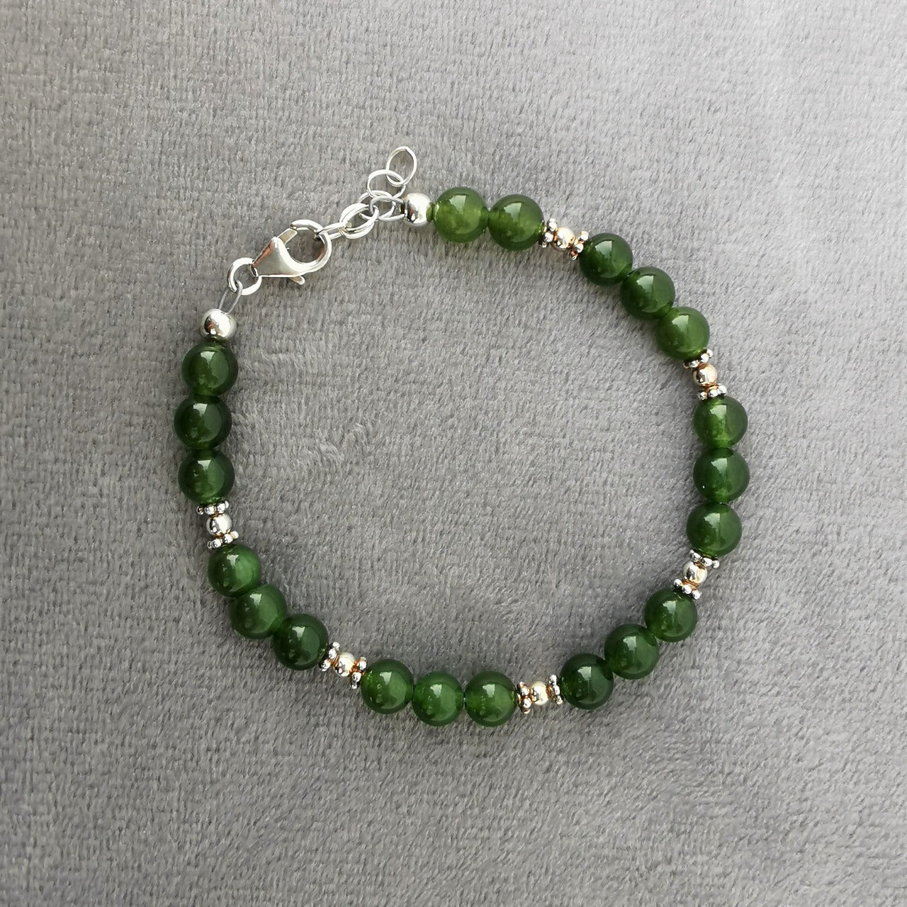 Jade krystall steinarmbånd - Jade Crystal Gemstone Bracelet
