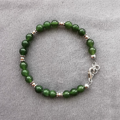 Jade krystall steinarmbånd - Jade Crystal Gemstone Bracelet