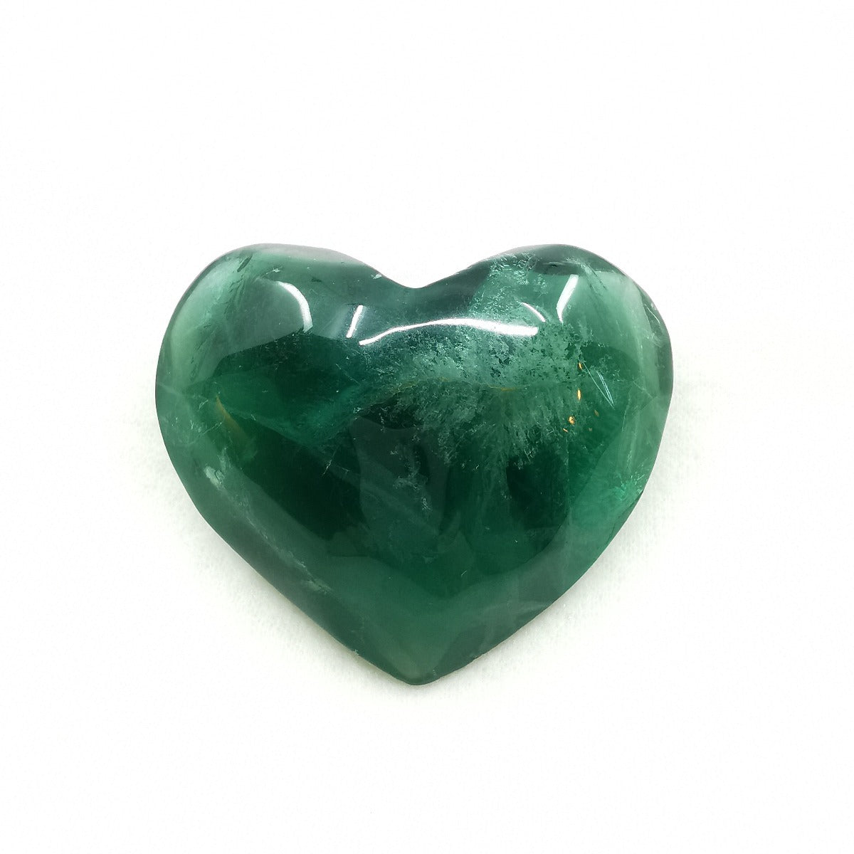 Fluorite stone heart