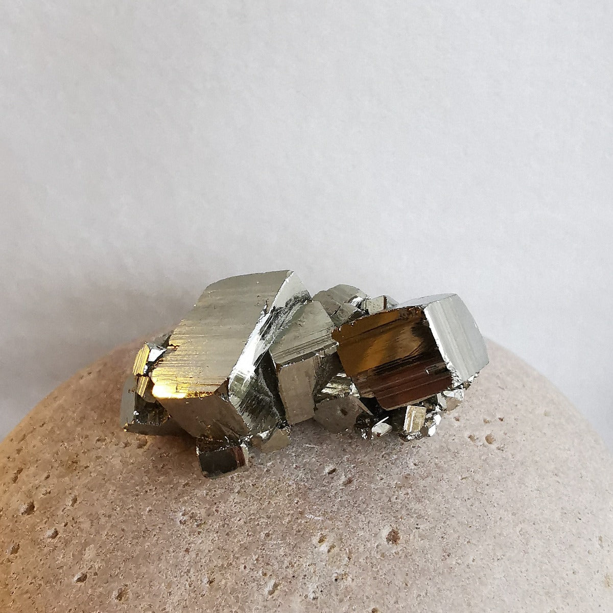 Pyrite Cubic Cocada Cluster - EMF Protection Stone