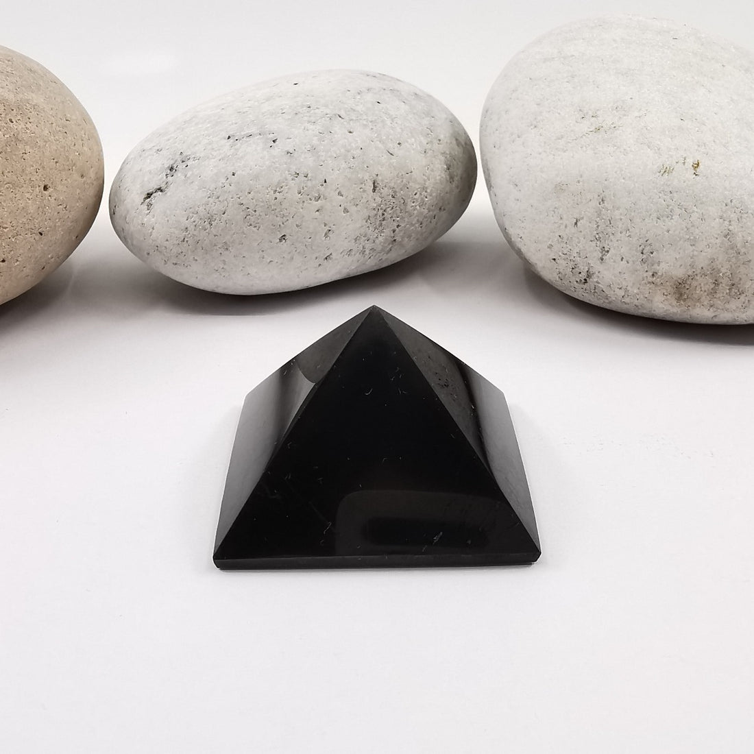 Shungite Pyramid 4x4 cm - EMF Protection Stone