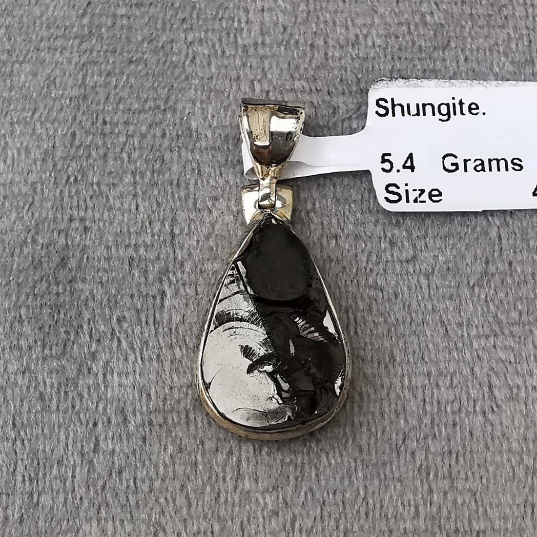 Shungite Silver Pendant