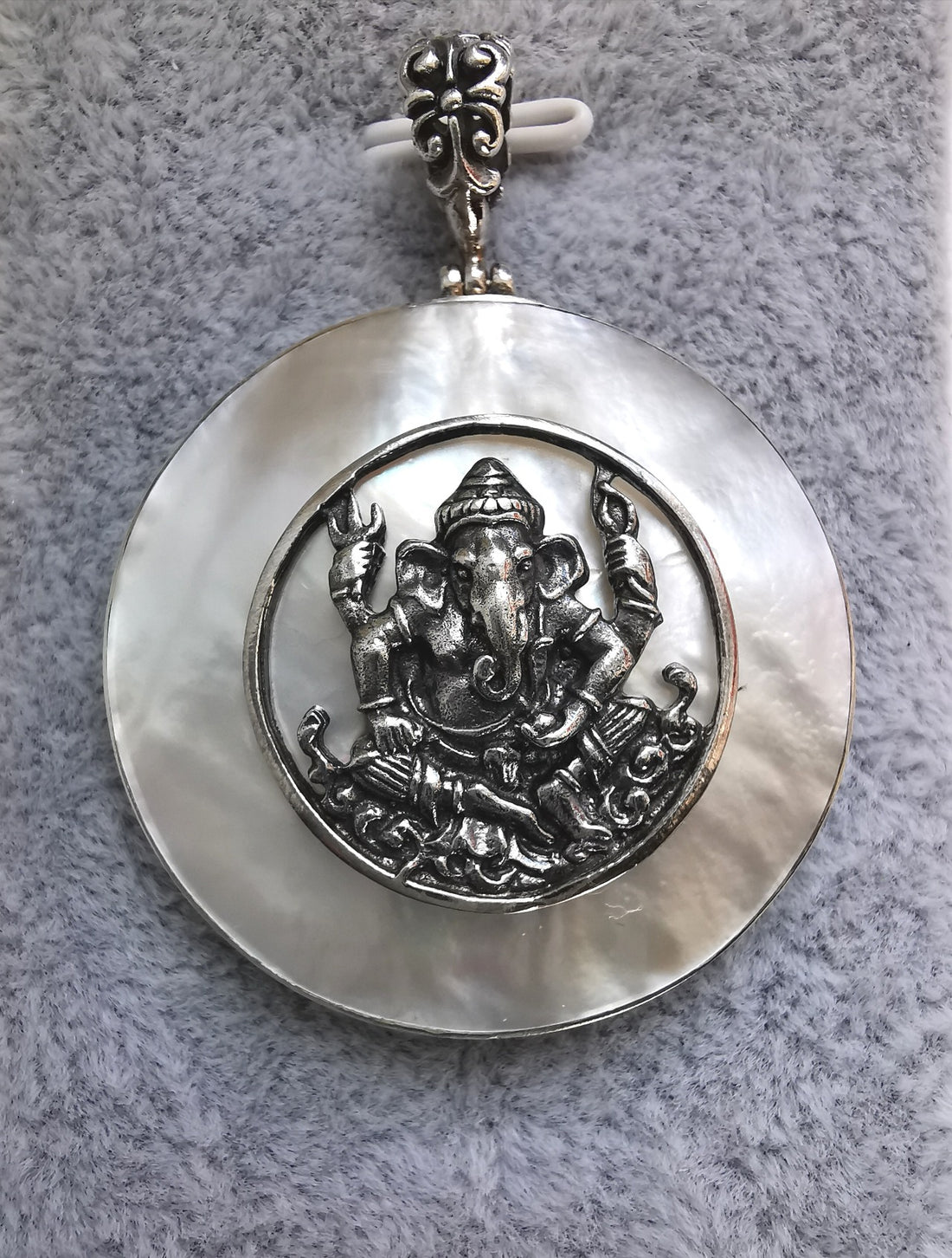 Mother of Pearl Ganesha Pendant